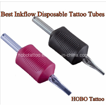 Premium Inkflow Disposable Tattoo Grips with Tattoo Tubes